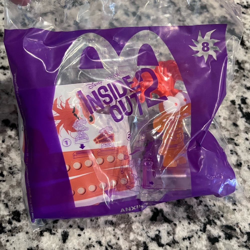 Disney Inside Out 2 Anxiety toy from McDonalds